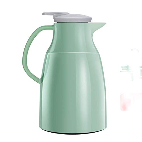 WHLMYH Wasserkocher 304 Edelstahl Isolationstopf Home Kettle Hotel 24 Stunden Isolierkessel Große Kapazität,Grün