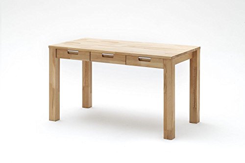 Beauty.Scouts Schreibtisch  Mito ,Tisch, Arbeitsplatz, Bürotisch, Büromöbel, Arbeitsplatz Möbel, Arbeitszimmer, Home Office, Kernbuche Massiv, Massivholz, 135x76x70 cm Farbe Kernbuche