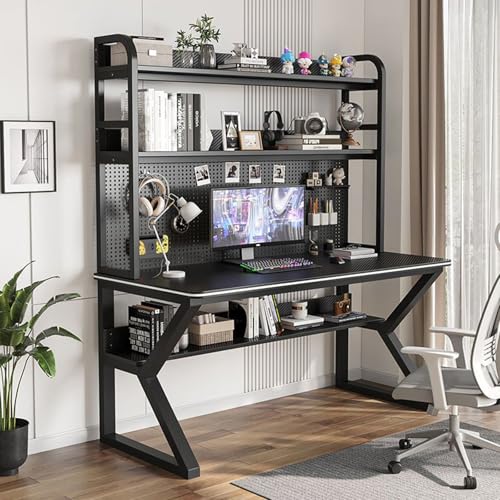 WLCNYL Gaming, Bücherregal , Office, Gaming Stecktafel, integrierter Bücherregal Kombination, Arbe