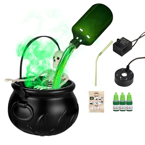 Halloween- -Dekoration – Schwarze Schüssel, Hexen-Kettle-Party-Set | Halloween-Wellenzubehör für den Innenbereich, für Wohnzimmer, Schreibtisch